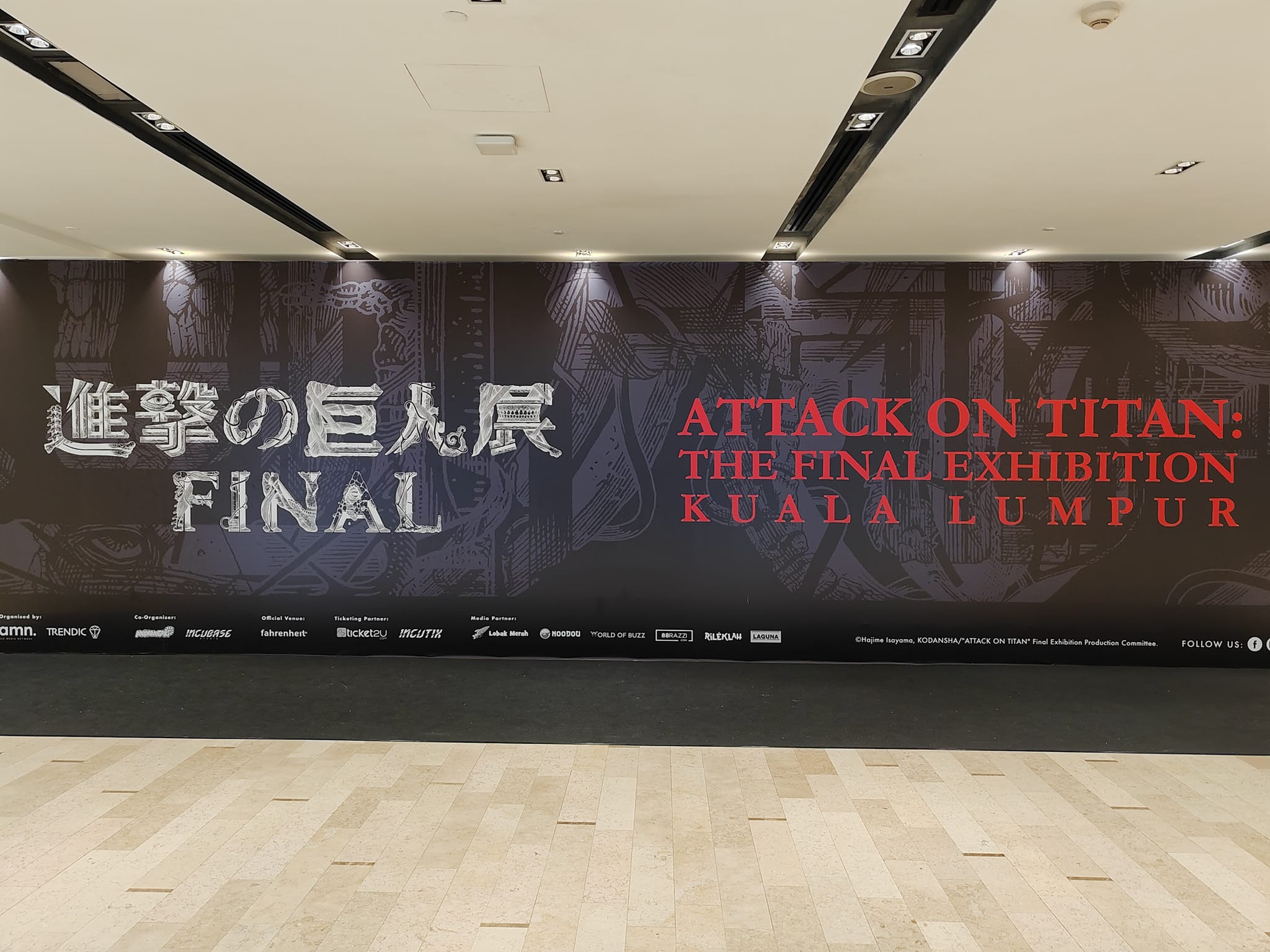 Attack on Titans: The Final Exhibition, Kuala Lumpur.